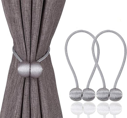 Magnetic Curtain Tiebacks for Window Decoration 1 Pair(2PCS)